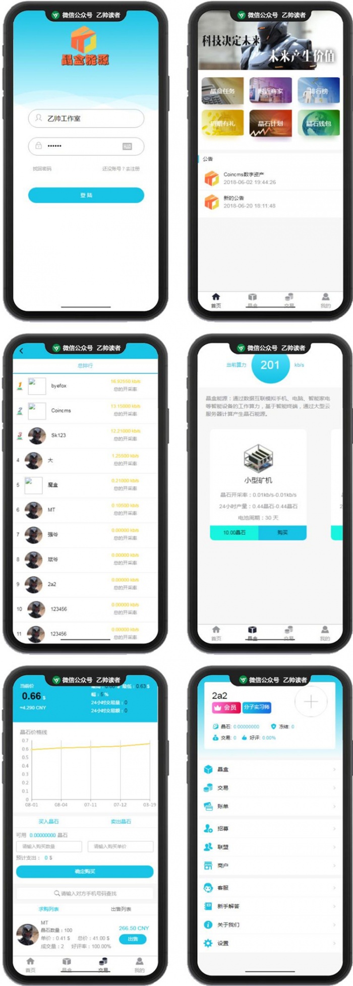 Thinkphp运营级魔晶挖矿区块链源码