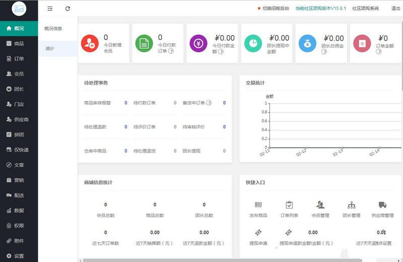 独立版狮子鱼V15.8.1社区团购直播小程序商城+团长功能+接龙分销+拼团秒杀+安全运营版(图1)