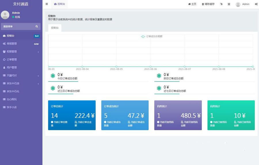 淘宝天猫代付系统/京东油卡卡密系统/聚合支付系统源码(图1)