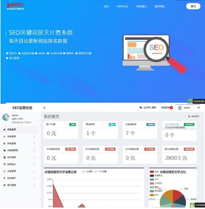 SEO任务按天扣费系统网站源码(图1)
