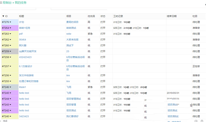 Thinkphp+Bootstrap项目管理系统源码(图1)