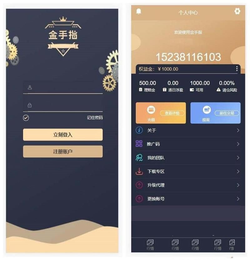 金手指股票配资微交易+虚拟股票交易程序源码(图1)