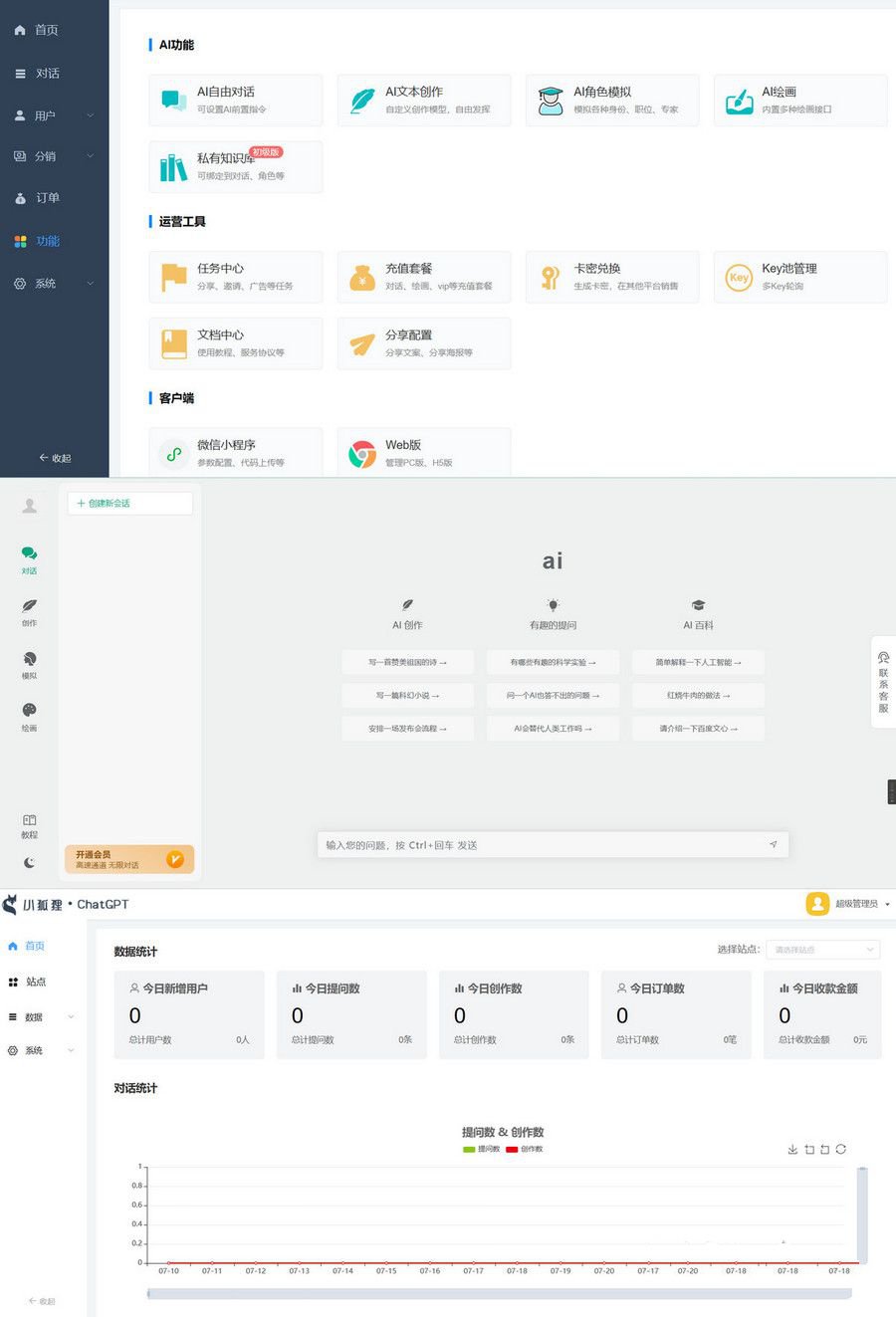 小狐狸ChatGPT2.1.1学习开心版付费创作系统源码(图1) 小狐狸ChatGPT2.1.1学习开心版付费创作系统源码(图1)