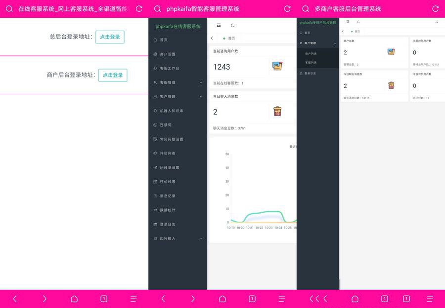 在线智能客服源码支持html5自动作答接入客服(图1)