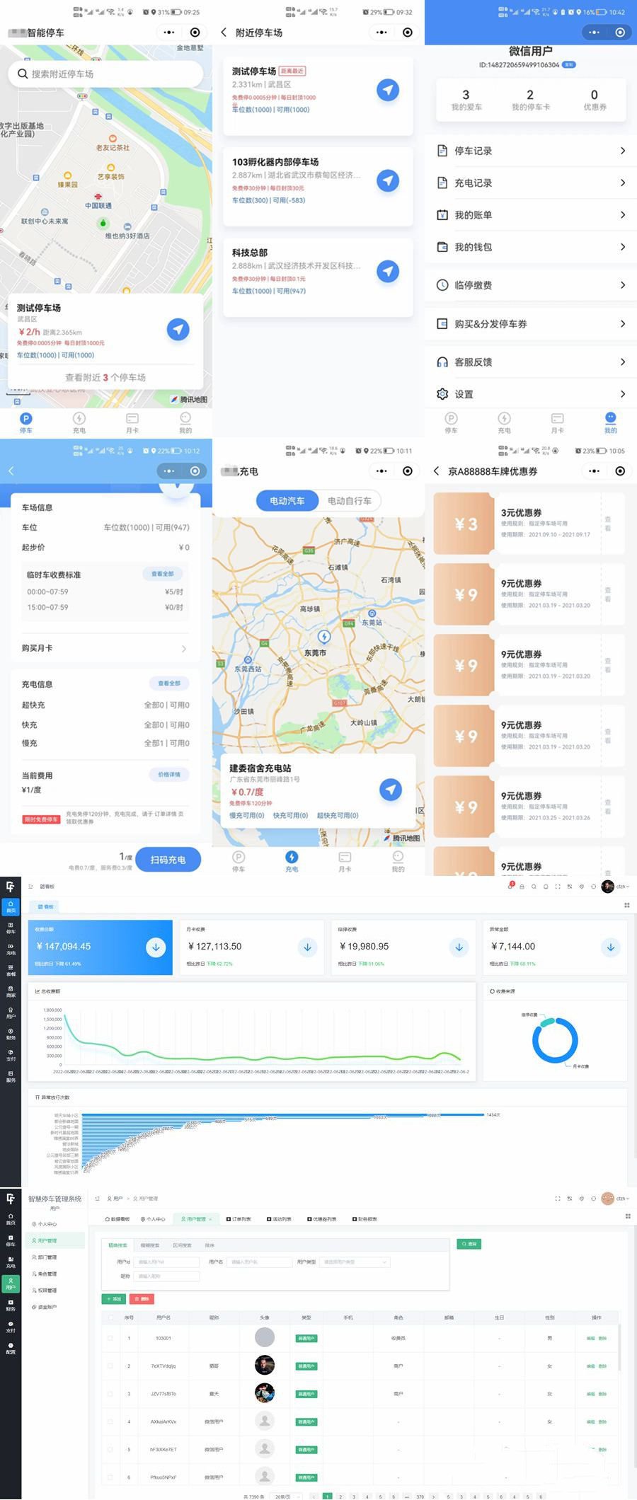 智慧停车场微信小程序源码 全开源智能停车系统源码(图1) 智慧停车场微信小程序源码 全开源智能停车系统源码(图1)