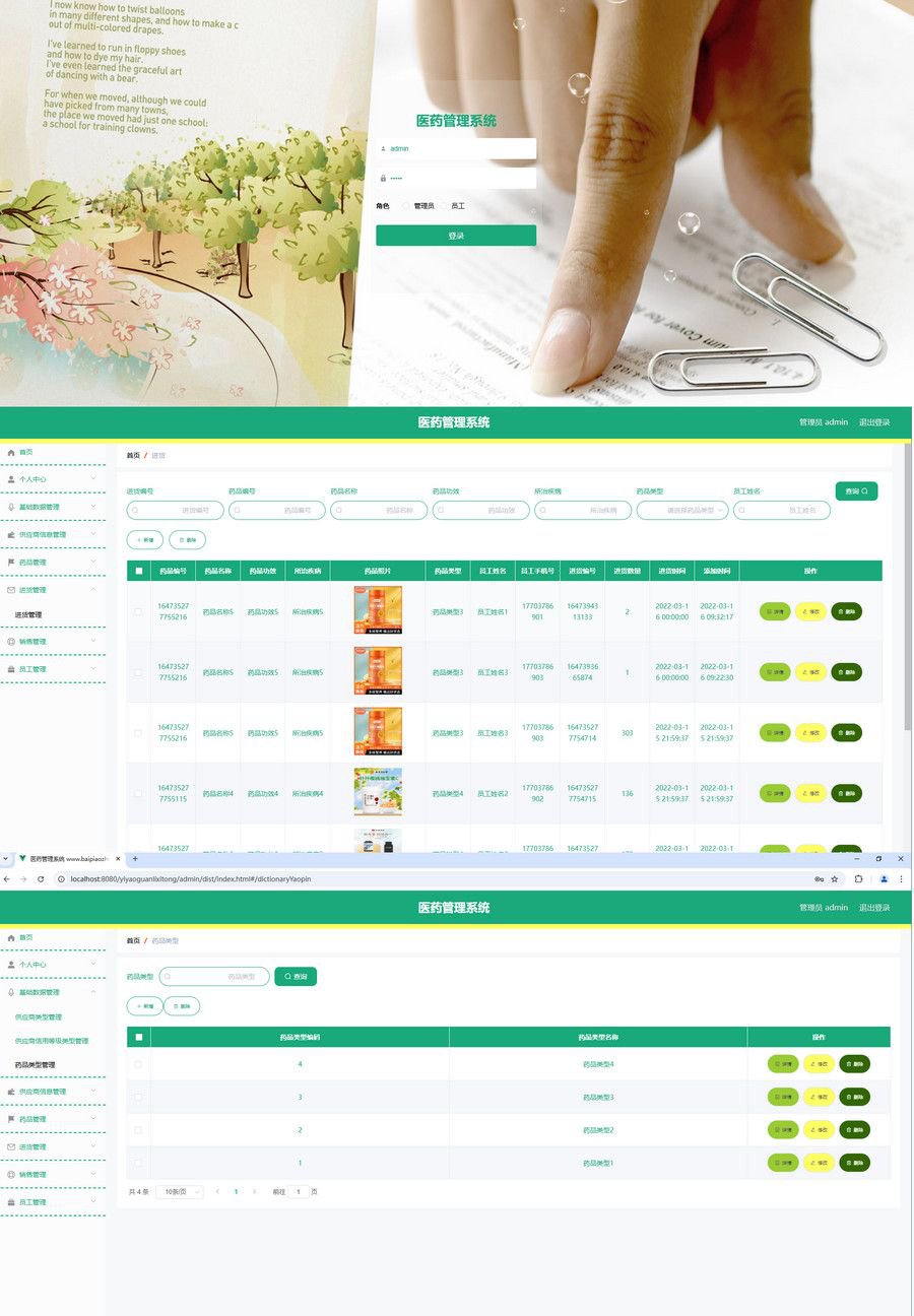 基于springboot的医药管理系统+论文+开题报告(图1) 基于springboot的医药管理系统+论文+开题报告(图1)