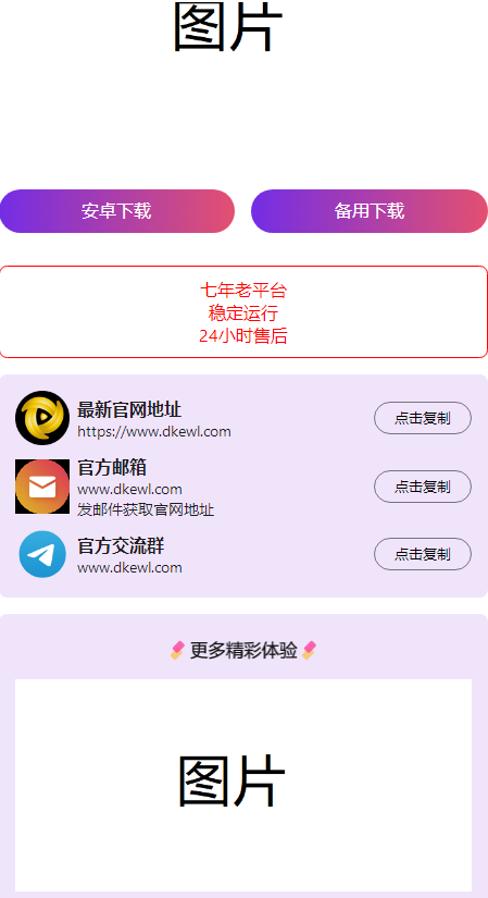 2024最火的软件宣传单页源码