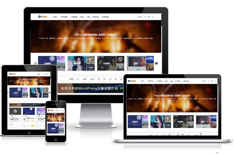 价值200元的ripro9.0修正升级版+WP两款美化包+稀有插件(图1) 价值200元的ripro9.0修正升级版+WP两款美化包+稀有插件(图1)