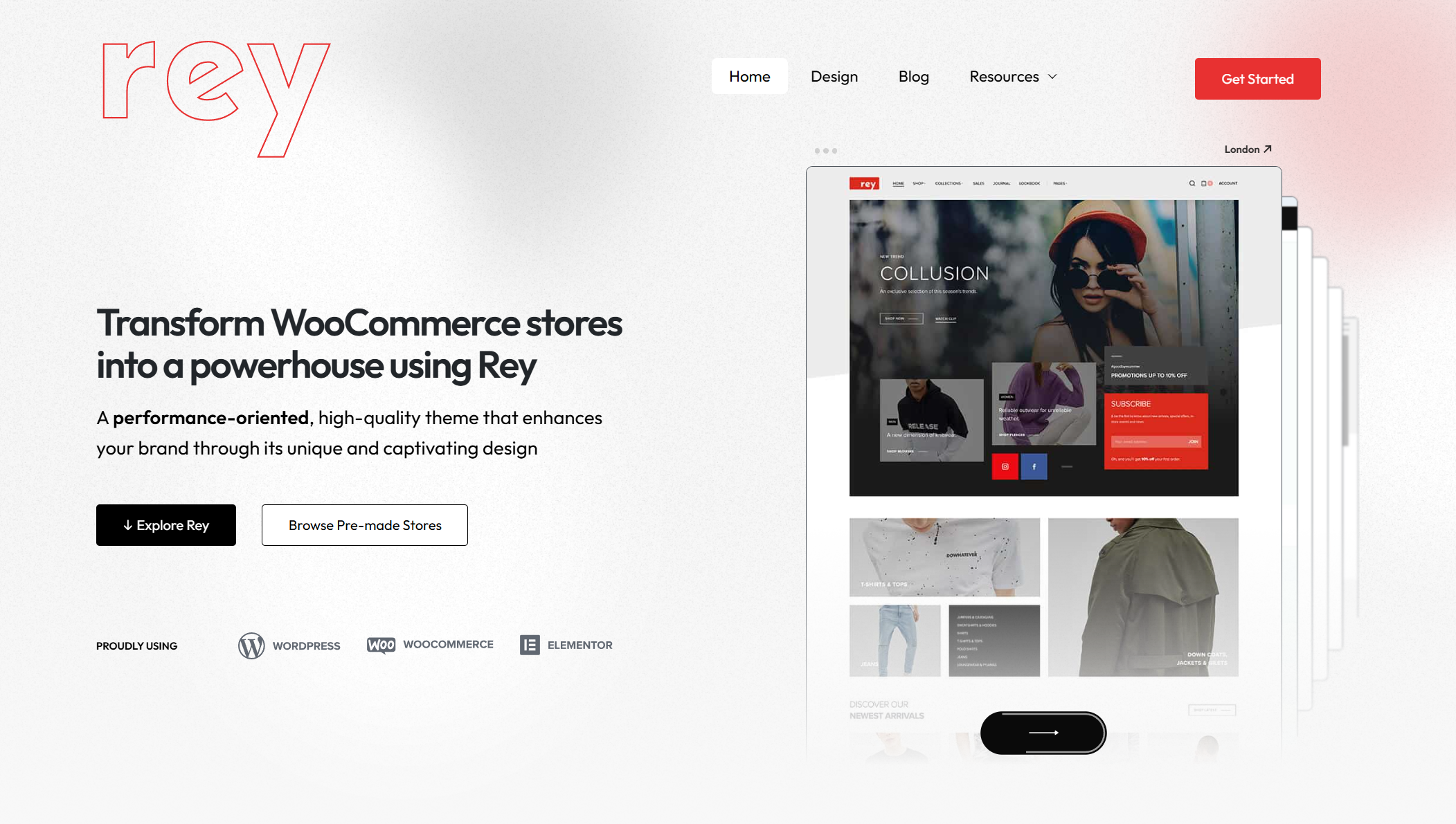WordPress主题Rey v2.9.1破解版下载WooCommerce主题(图1)