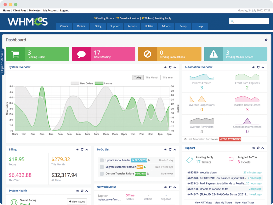 WHMCS v8.13.1 – 主机VPS系统虚机主机销售系统(图1)