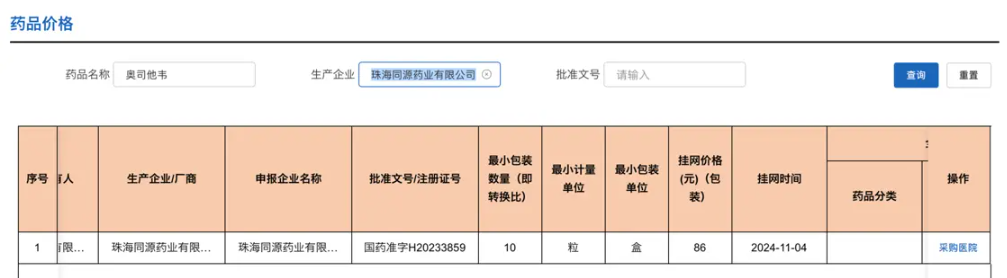 奥司他韦医院开药86元，网上只要9元，为何售价差近9倍？卫健委、厂商回应(图4)