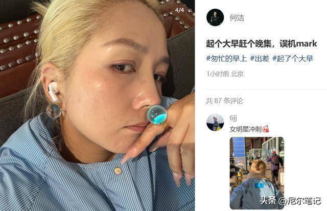 39岁何洁演唱会状态曝光，肚子三层肉腋下勒出副乳，养4娃显疲惫(图18)