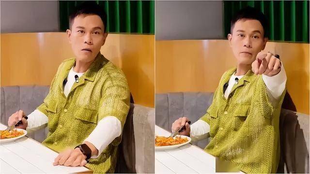 49岁前TVB男星疑不满被偷拍，用手指住拍摄者：我问你做什么呀(图2)
