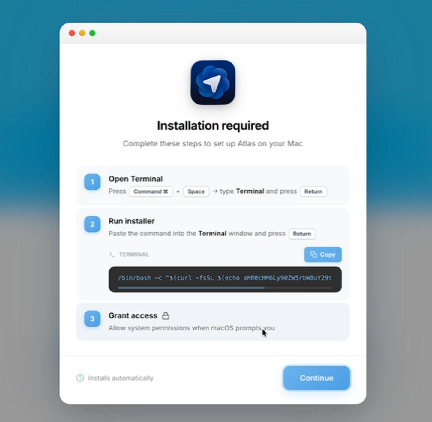 冒牌 ChatGPT Atlas 浏览器现身,利用用户信任窃取账户密码(图1) 冒牌 ChatGPT Atlas 浏览器现身,利用用户信任窃取账户密码(图1)