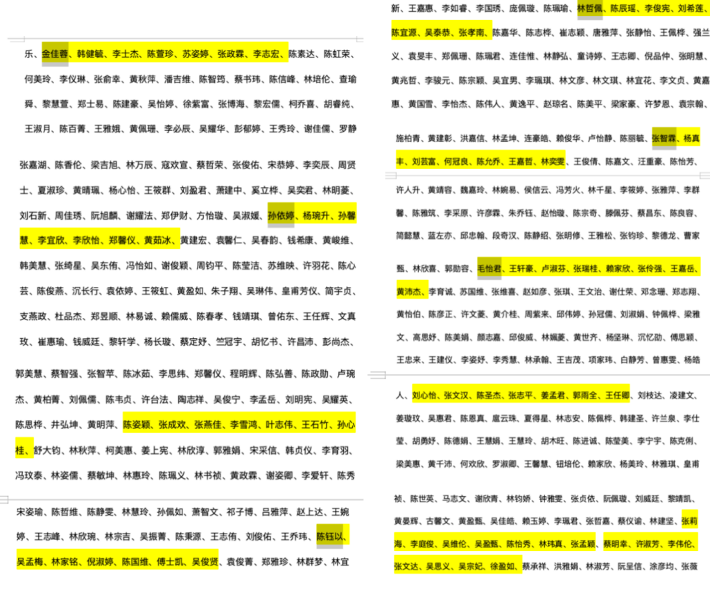 书画比赛获奖名单照搬人名大全成“惯例”：半年内两次批量复制(图1)