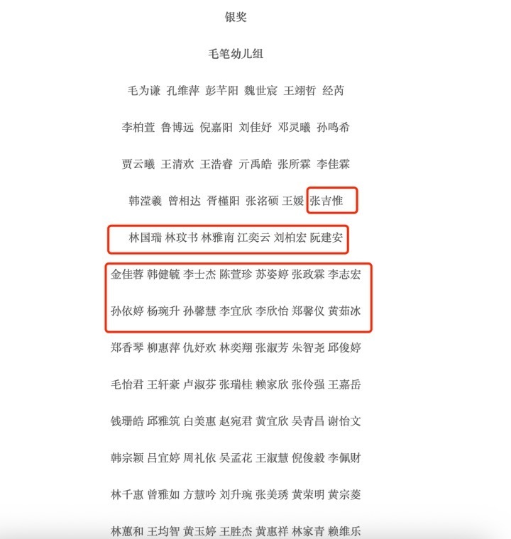 书画比赛获奖名单照搬人名大全成“惯例”：半年内两次批量复制(图7)