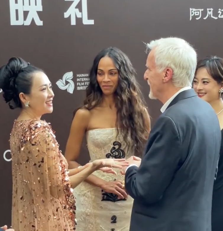 章子怡被吐槽拜高踩低！主动和卡梅隆热聊，对孙俪邓超略显冷淡(图10)