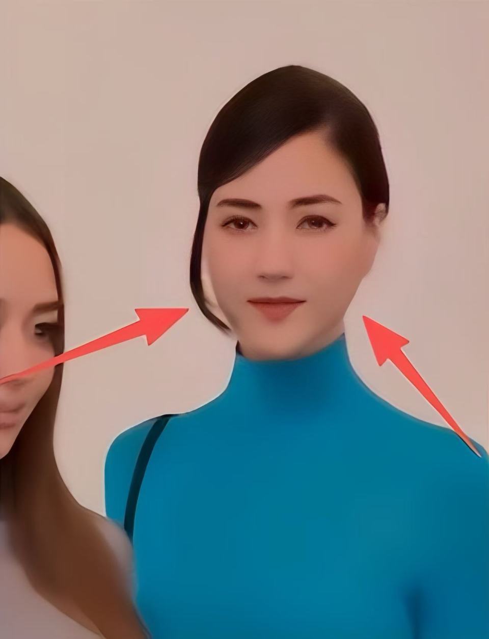 北京酒会太真实，吉娜“假胸”尴尬，娜然脸肿胀，秦舒培一脸男相(图8)