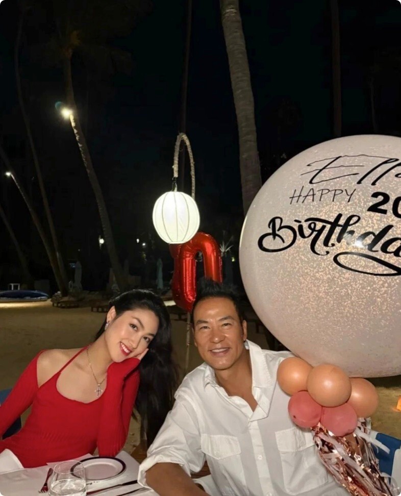 任达华女儿生日照太惊艳，性感美艳大长腿，21岁颜值不输超模妈妈(图4)