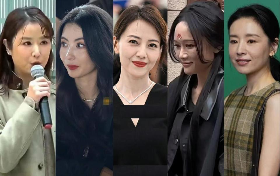 高圆圆断崖式衰老？惊艳四方的“白月光”，也逃不开岁月这把刀(图4)