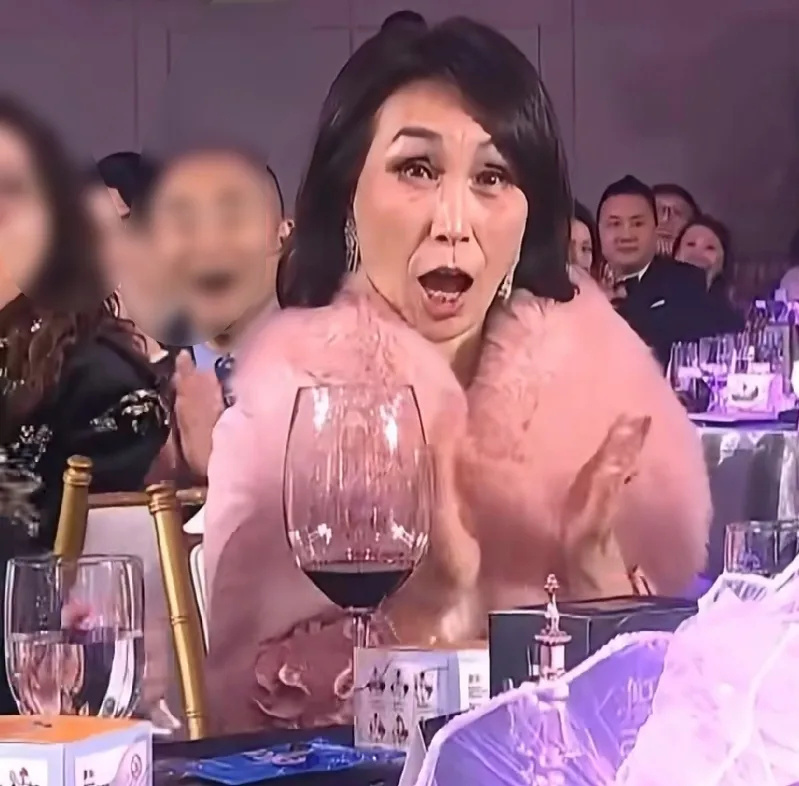 梁安琪何超凤同框差距明显，年龄同样60多岁，前者气血足后者干瘪(图8)