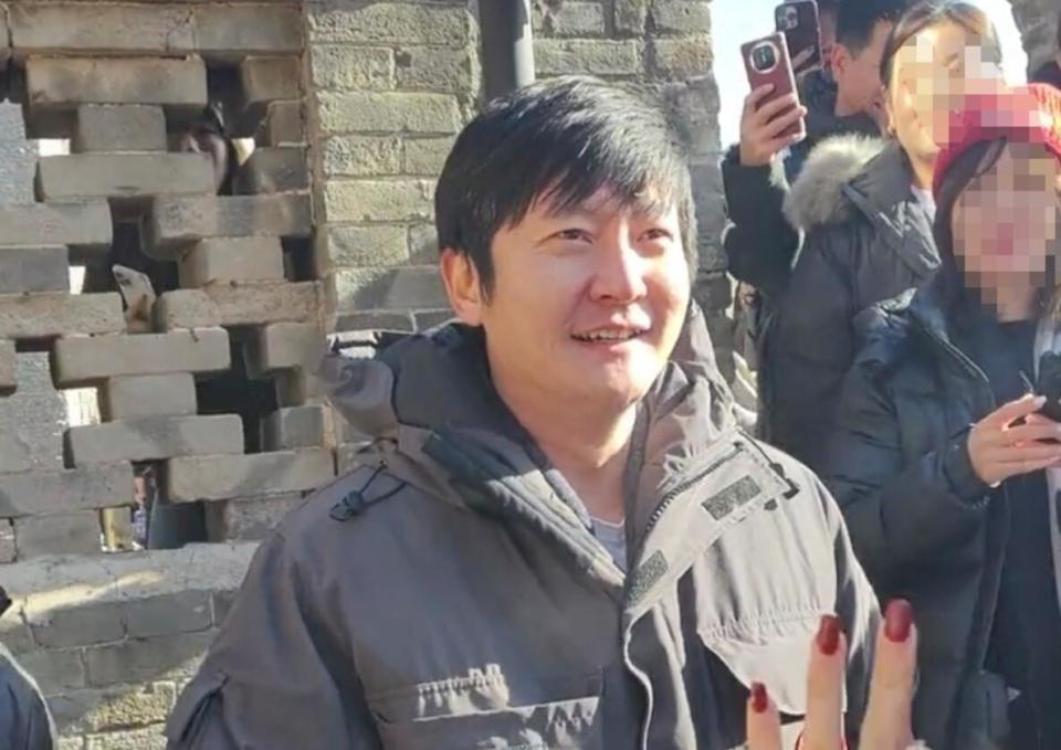 郭京飞再上大孤山！加拿大鹅穿出大衣感，被路人包围很受欢迎(图2)