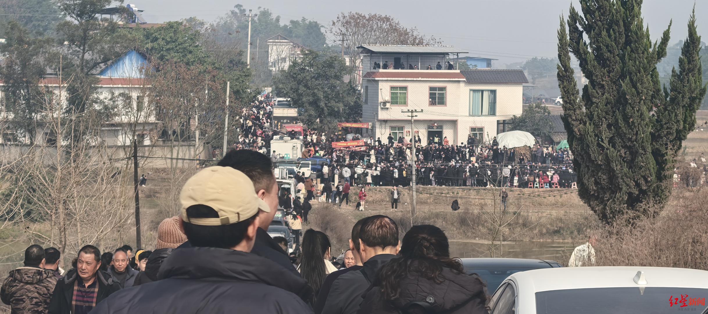 直击爆火“呆呆家杀猪宴”：最后一天还有人敲鼓送猪来，博主粉丝已破百万(图1)