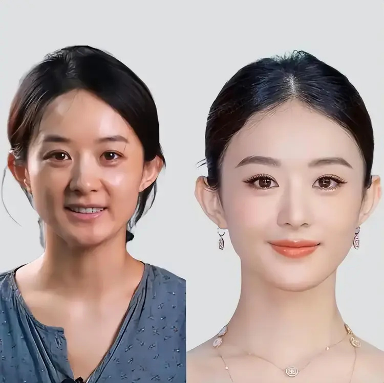 去掉滤镜后，秦海璐太秃然，殷桃像隔壁大婶子，宋祖英差点没认出(图2)