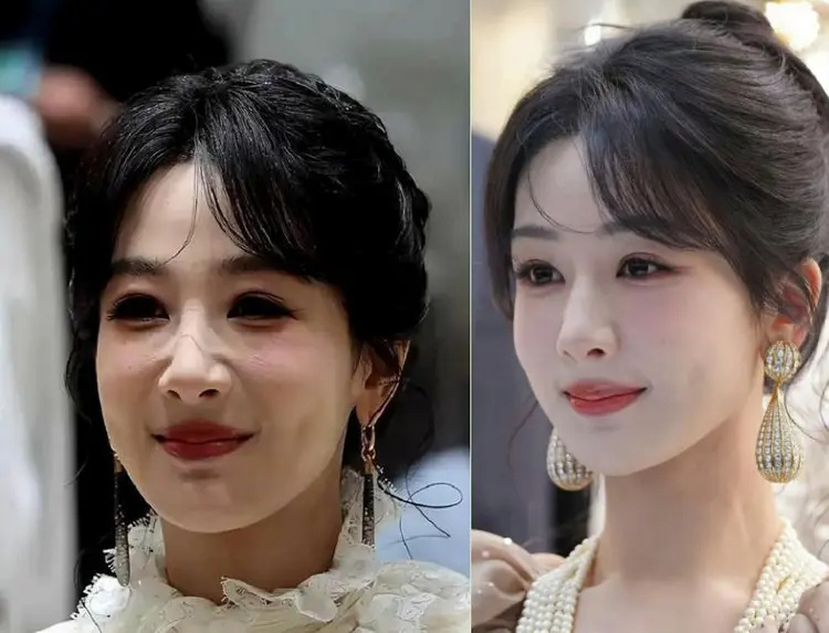 去掉滤镜后，秦海璐太秃然，殷桃像隔壁大婶子，宋祖英差点没认出(图24)