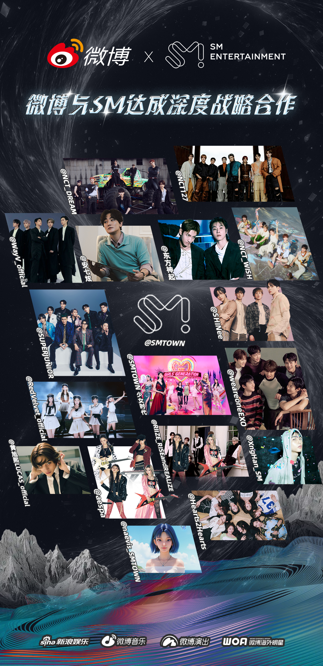 微博与韩国SM娱乐达成战略合作，携手拓展海外娱乐生态新格局(图1)