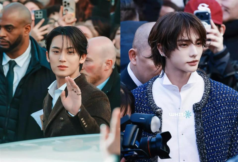 这夜，气质儒雅的梁朝伟成焦点，素面朝天甩了脂粉气十足的几条街(图4)