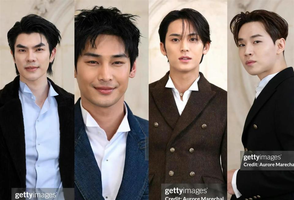 这夜，气质儒雅的梁朝伟成焦点，素面朝天甩了脂粉气十足的几条街(图20)