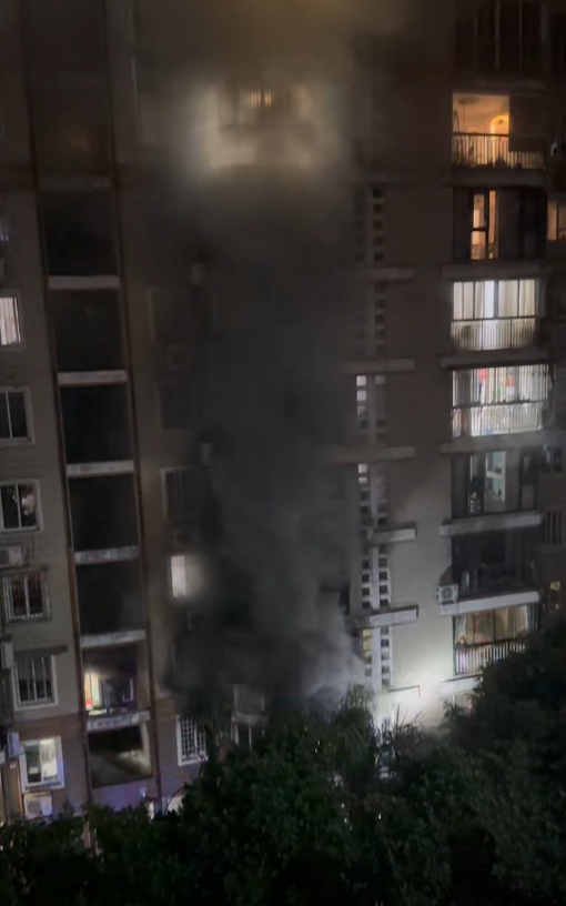 小区凌晨失火母女2人遇难，业主称救火时消