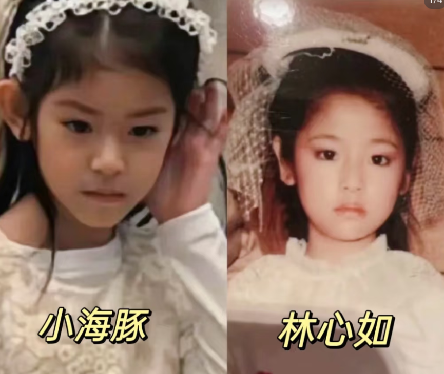 看了贾静雯大女儿颜值变化，才懂赵又廷的心酸：女儿像爹太愁人了(图11)