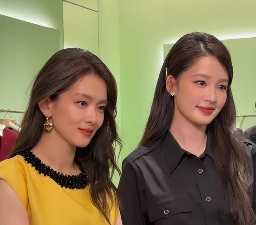 成都这一天，35岁李沁和32岁陈浩宇同框，骨相和皮相的差别真的很大(图6)