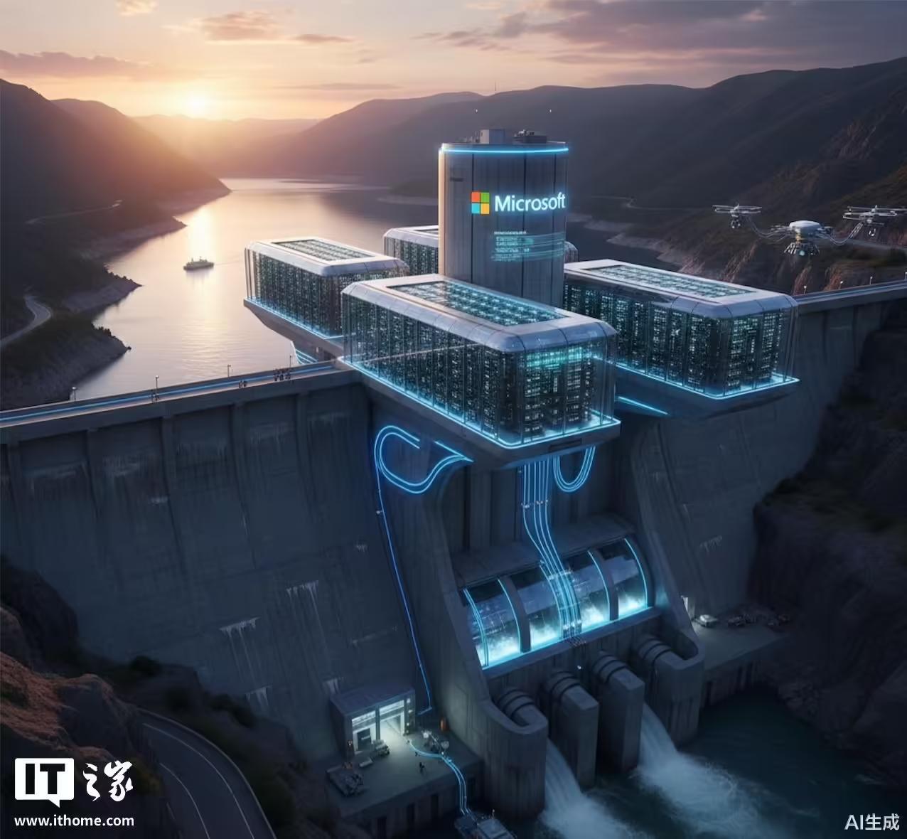 预计2030年用掉800亿升水，微软承诺节约水资源(图1)