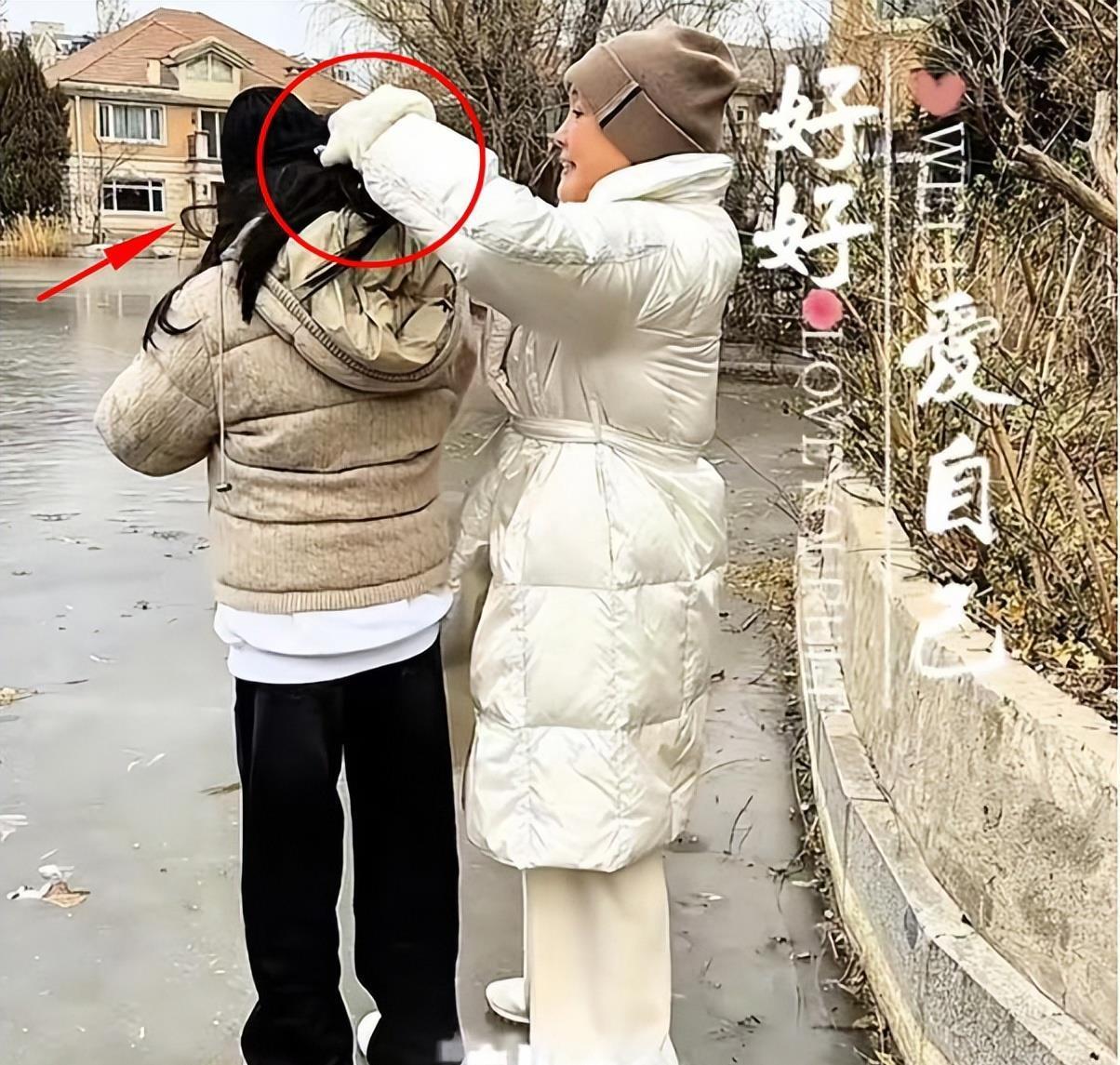 汪小菲接俩娃回北京，玥儿长高超像大S，打雪仗时一个动作好暖心(图7)