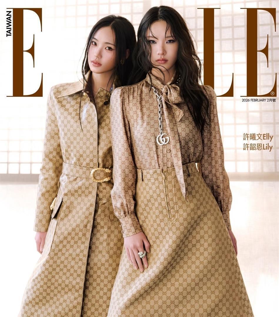 大S离世一周年，两个侄女登上杂志，像极刚出道的大小S(图4)